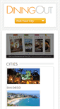 Mobile Screenshot of diningout.com