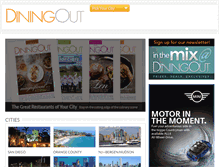 Tablet Screenshot of diningout.com